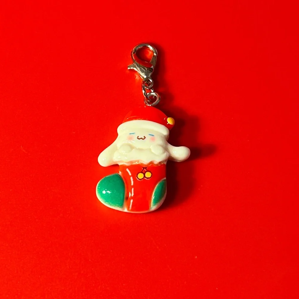 Cinnamoroll Christmas Stocking Charm